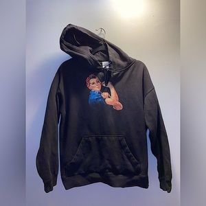 Muscle woman sweatshirt